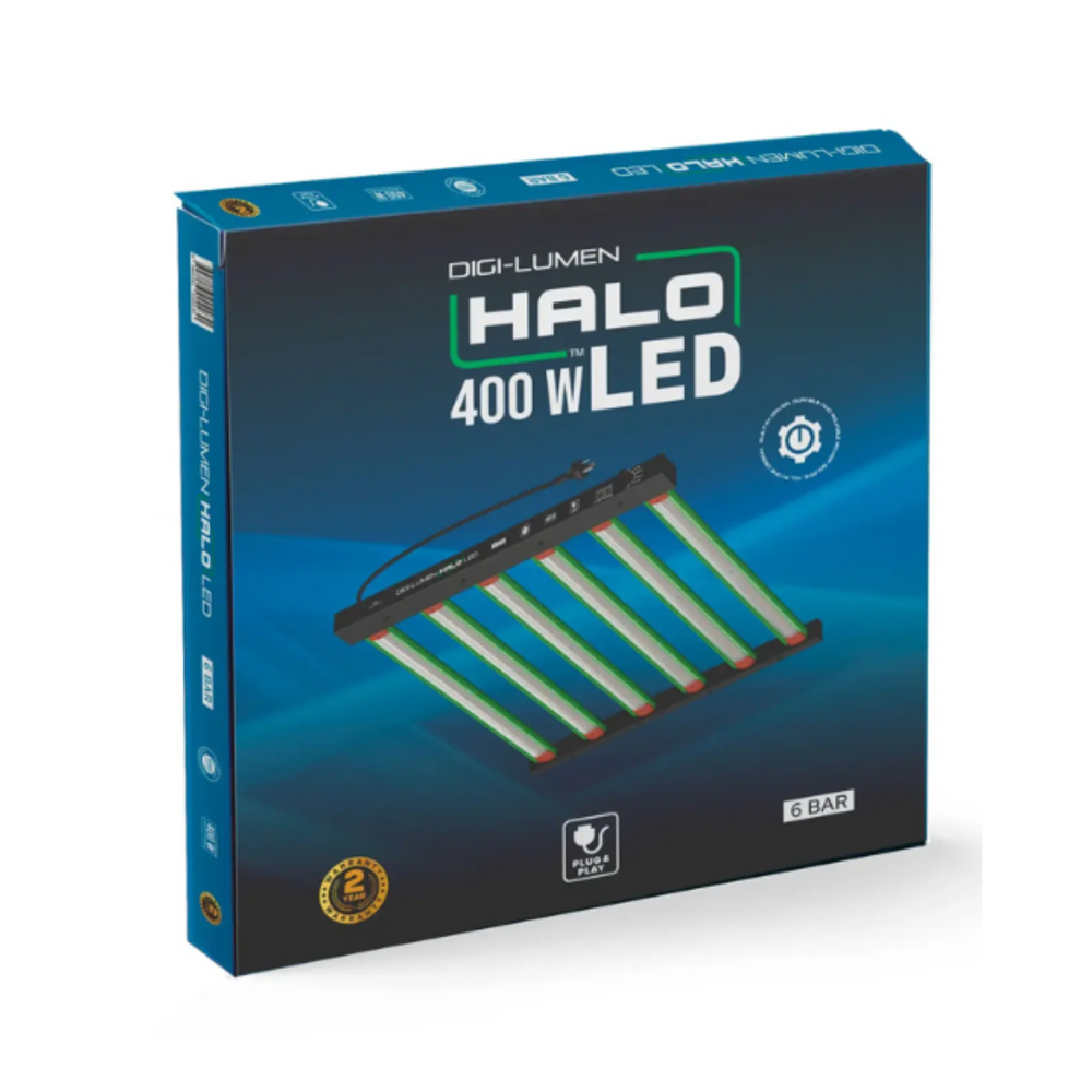 Digi-Lumen - LED Grow Light Halo | 400W | 2.7 umol/J | Dimmable | IP45