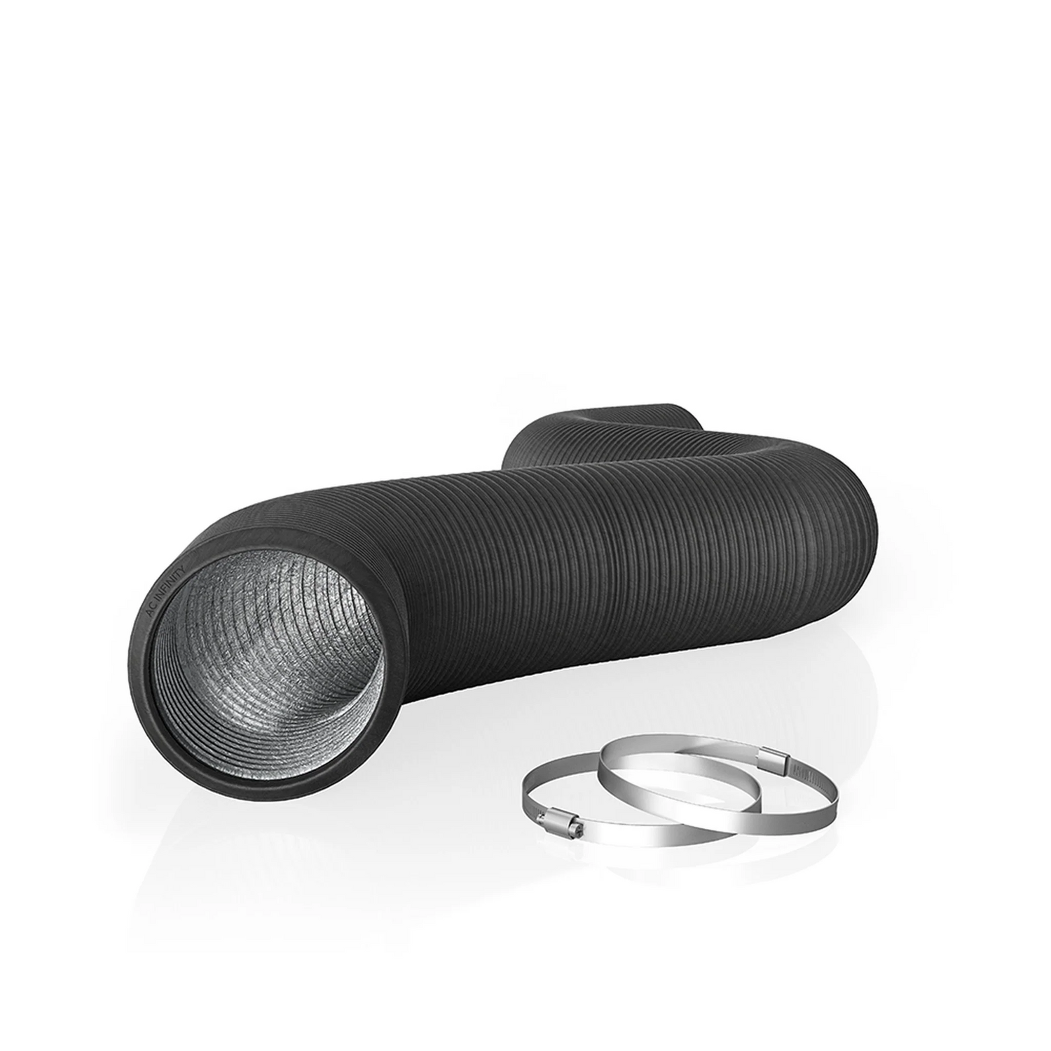 AC Infinity - Flexible Four- Layer Ducting | 25FT / 7.6M Long | 4 Inch / 100MM