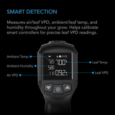 AC Infinity- VPD Thermometer | Handheld Environmental Monitor | Captures Leaf VPD & Temperature