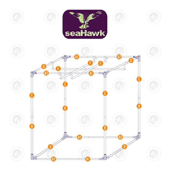 SeaHawk - Smart Indoor Grow Tent | 145CM x 80CM x 200CM or 230CM