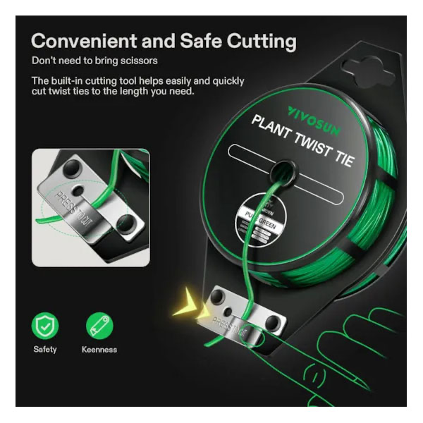 Vivosun - Twist Tie Roll | 100M