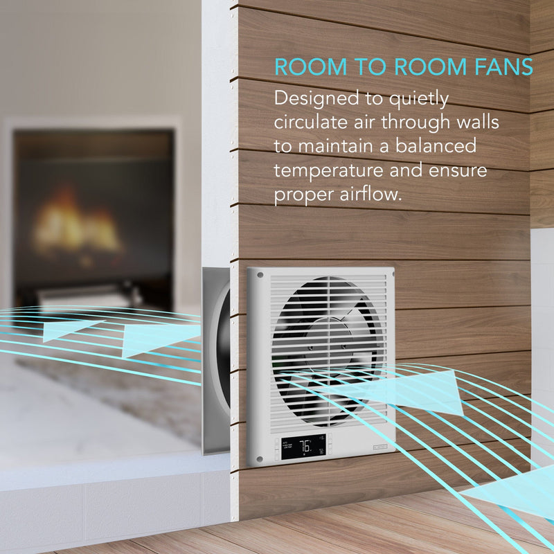 AC Infinity- Room To Room Fan | Two-Way Airflow | Temperature Controller | 8 Inch / 200 mm