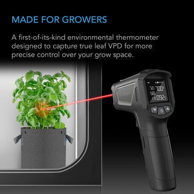 AC Infinity- VPD Thermometer | Handheld Environmental Monitor | Captures Leaf VPD & Temperature