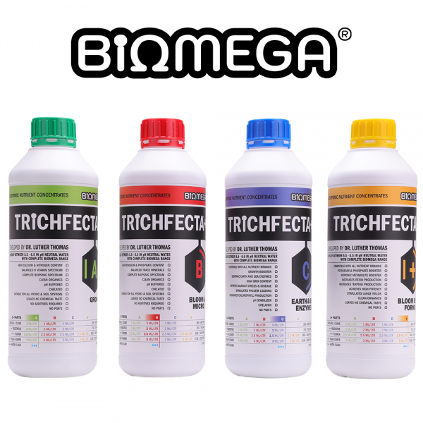 BiOMEGA® - TRiCHFECTA+® | Complete Set | Bioponic Nutrient Concentrates | pH Ready | Highly Organic | Pure & Clean