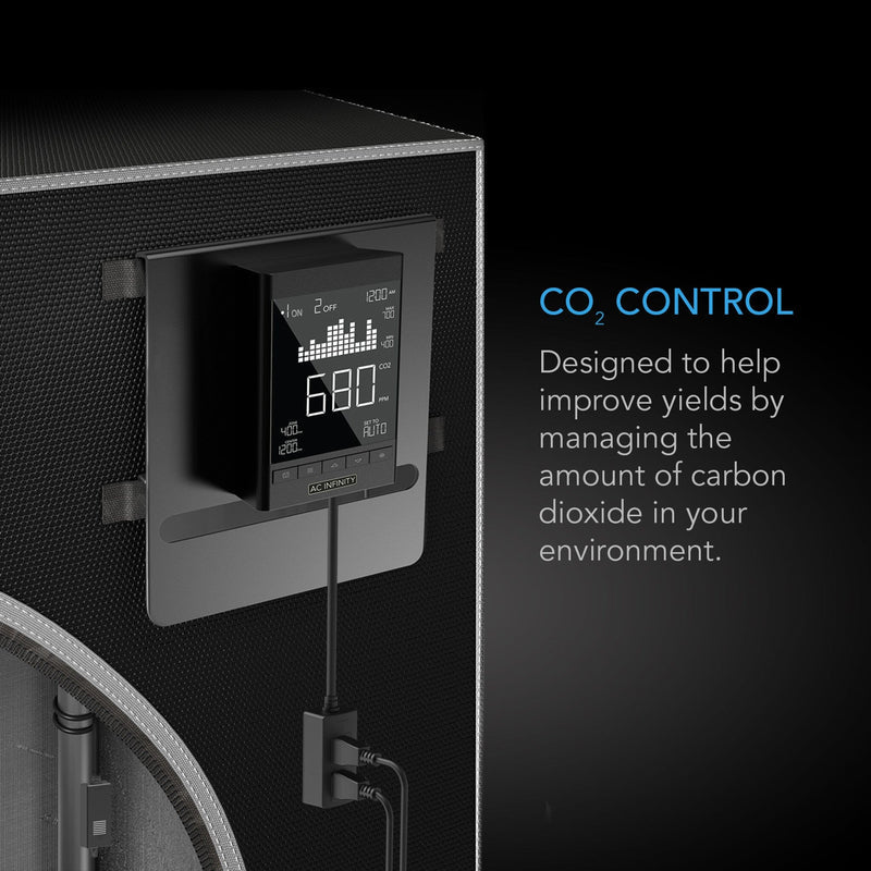AC Infinity- CO2 Controller | Smart Outlet Carbon Dioxide Monitor for CO2 Regulators and Inline Fans