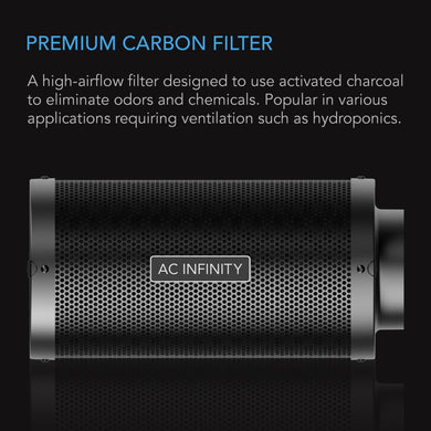 AC Infinity- Carbon Filter | Australian Charcoal | 6 Inch / 150 MM