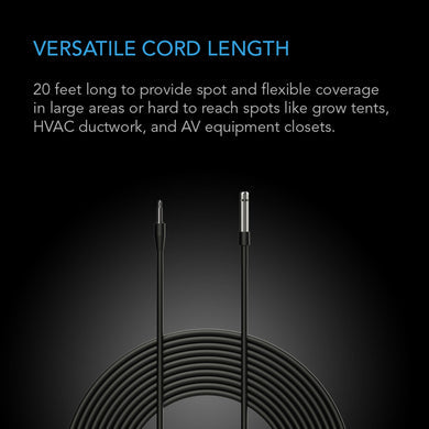 AC Infinity- Controller Sensor Probe | 20Ft 6.09M | Corded Climate Detector