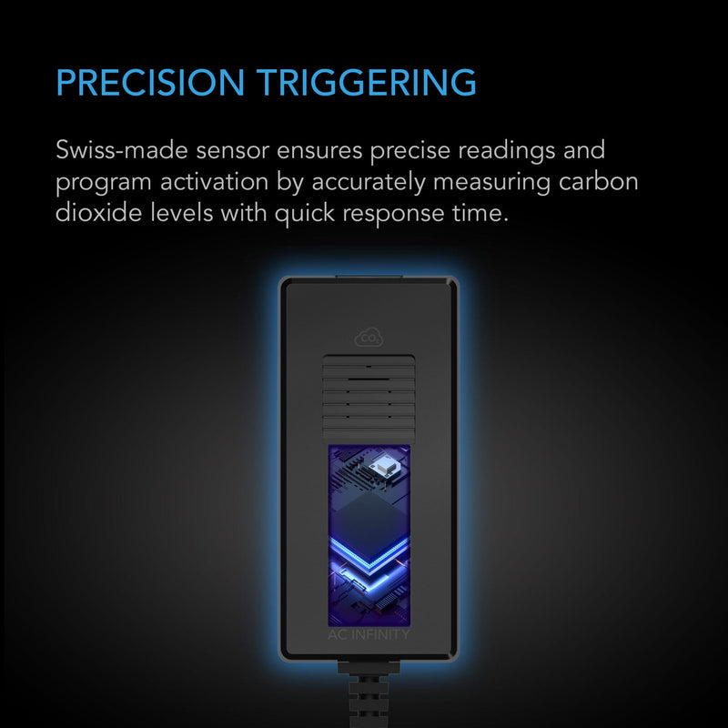 AC Infinity- CO2 Controller | Smart Outlet Carbon Dioxide Monitor for CO2 Regulators and Inline Fans