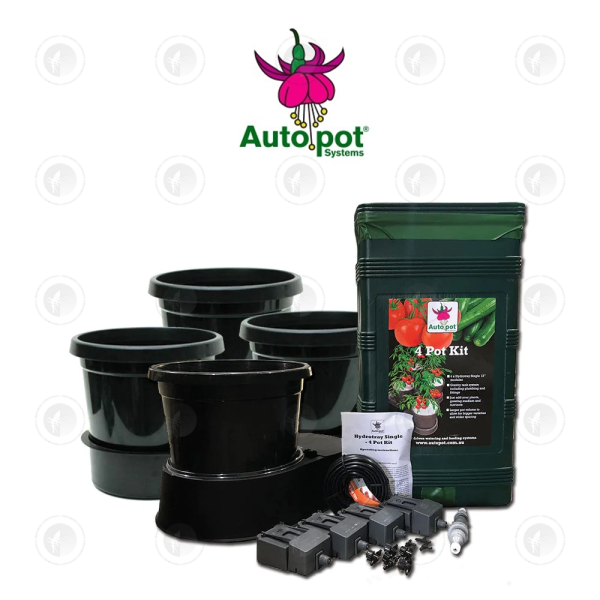 Autopot - 4 Pots Kit | Hydrotray 12" Inch Module | Fully Automatic Wicking System