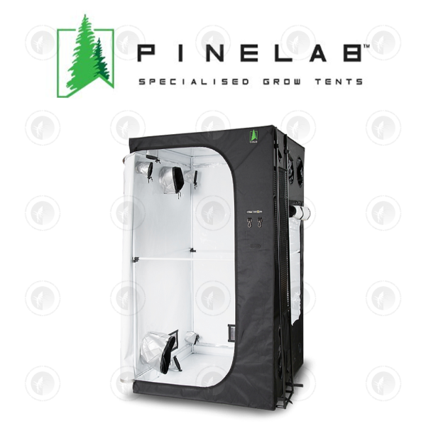 Pinelab - Specialised Grow Tent | 1.2M x 1.2M x 2.13M High (4FT x 4FT) | With CFM Kit & Gear Board
