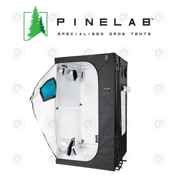 Pinelab - Specialised Grow Tent | 1.2M x 1.2M x 2.13M High (4FT x 4FT) | With CFM Kit & Gear Board