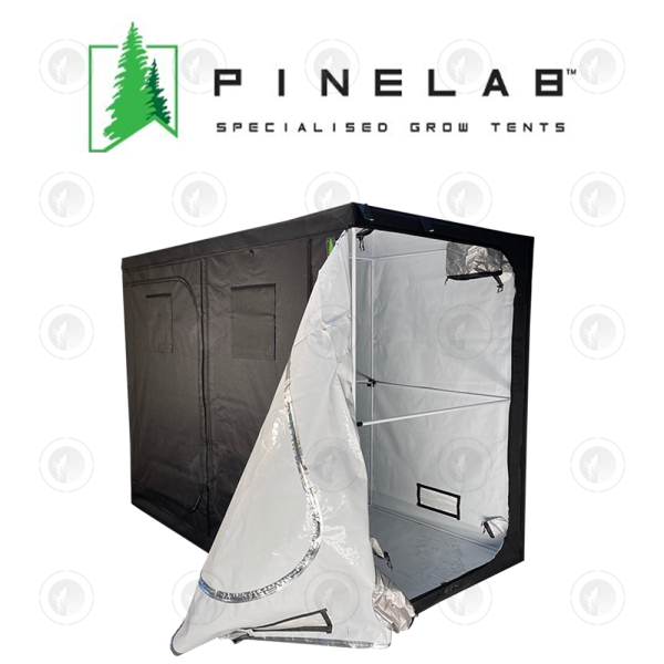 Pinelab - Specialised Grow Tent | 2.75M x 1.5M x 2.13M High (5FT x 9FT) | With CFM Kit & Gear Board