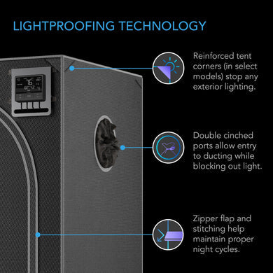 AC Infinity- Cloudlab 632 | Advanced Grow Tent | 90x60x180 CM | 2000D Diamond Mylar Canvas