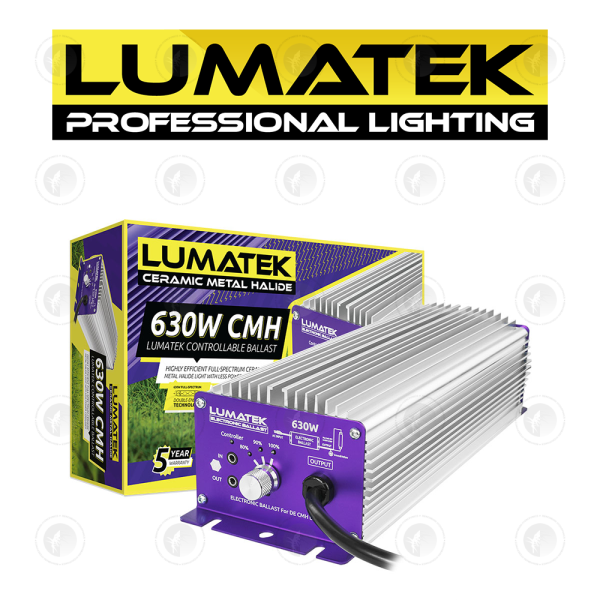 Lumatek - Digital Control CMH Ballast | 630W | Dimmable | 3 Years Warranty