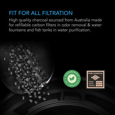 AC Infinity - Activated Carbon Refill | 1200+ IAV Australian Charcoal | 16 lbs / 7.26KG