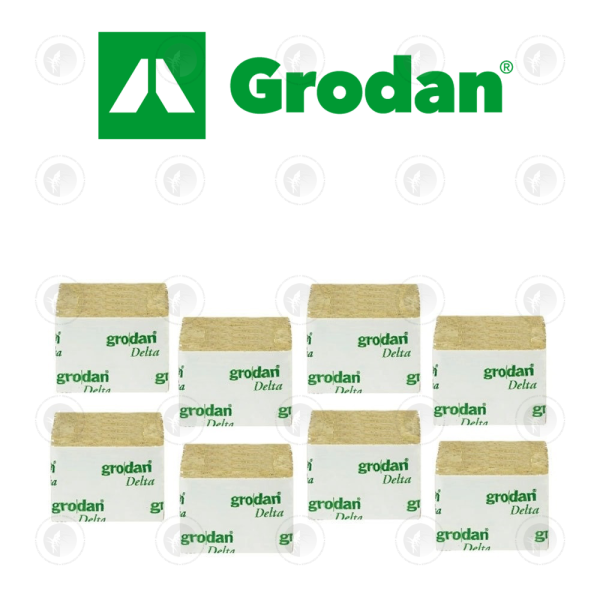 Grodan - Wrapped Rockwool Propagation Cloning Cube | 75MM X 75MM | No Hole