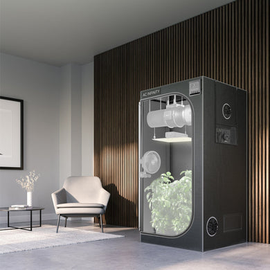 AC Infinity- Cloudlab 642 | Advanced Grow Tent | 120x60x180 CM | 2000D Diamond Mylar Canvas