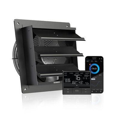 AC Infinity- Airlift T20 | Shutter Exhaust Ventilation Fan 20" | Temperature & Humidity Controller 69 PRO