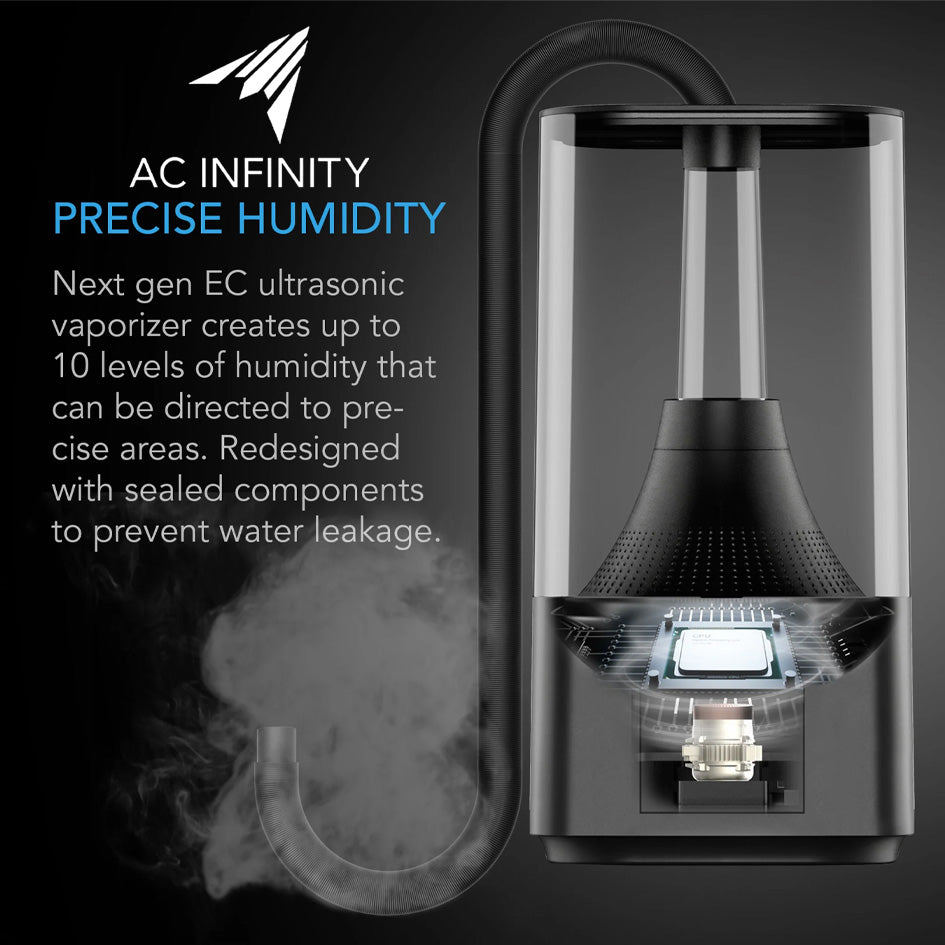 AC Infinity- Cloudforge T3 V2 | Environmental Plant Humidifier | 4.5L | Smart controls With Targeted Vaporising