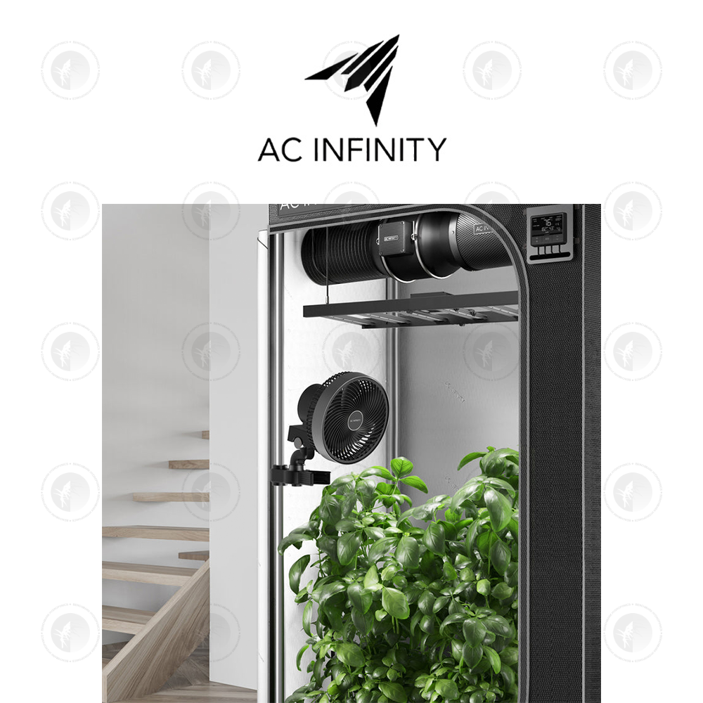 AC Infinity - Cloudray S6 Gen 2 Grow Tent Clip Fan 6” | With 10 Level Dynamic Wind modes & Fan Speeds | 10-Level Oscillation