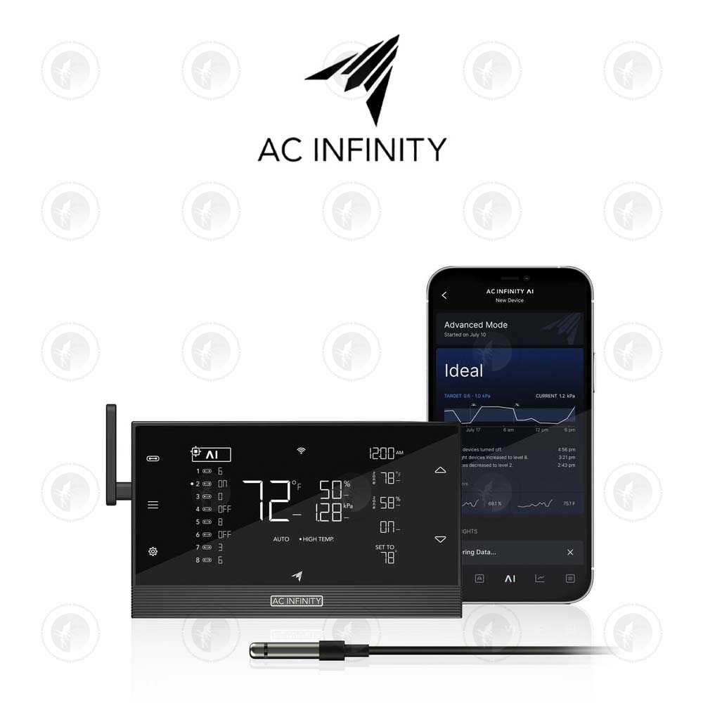 AC Infinity- Controller AI+ Environmental Controller | AI-Powered Learning and Dynamic Level Adjusting for UIS | Dual Zone Contro