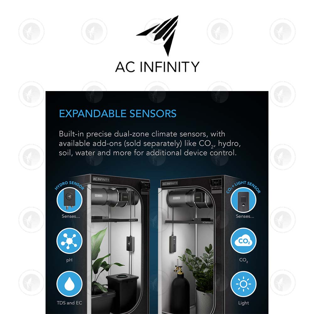 AC Infinity- Controller AI+ Environmental Controller | AI-Powered Learning and Dynamic Level Adjusting for UIS | Dual Zone Contro