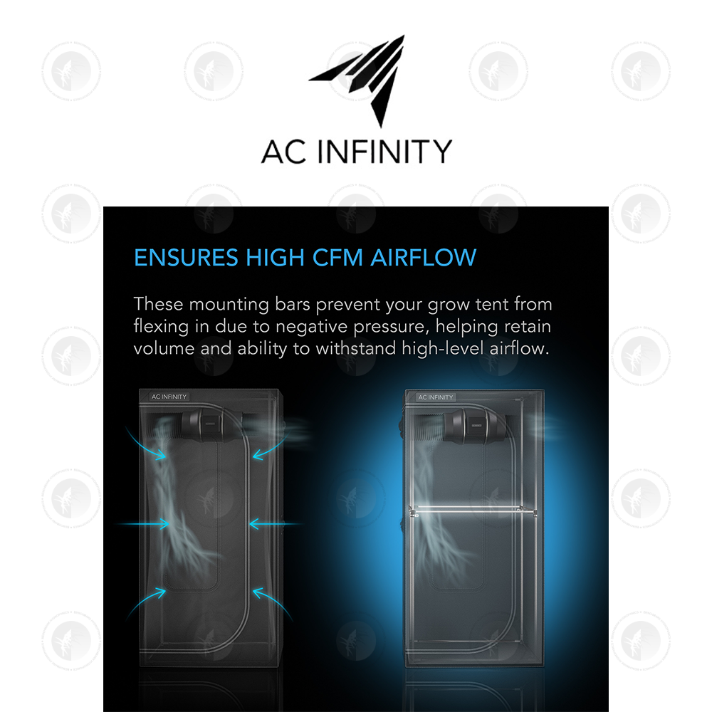 AC Infinity- Grow Tent Mounting Bars | Indoor Grow Spaces | 5x5'