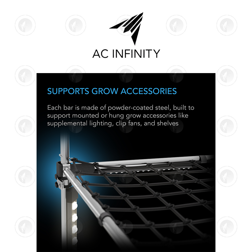AC Infinity- Grow Tent Mounting Bars | Indoor Grow Spaces | 5x5'