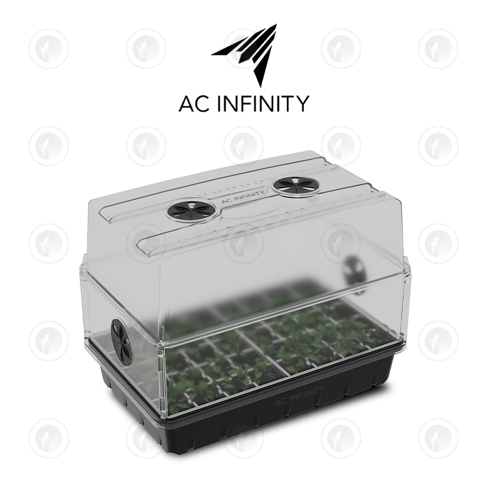 AC Infinity- Humidity Dome | Propagation Kit With Height Extension | 5x8 Cell Tray