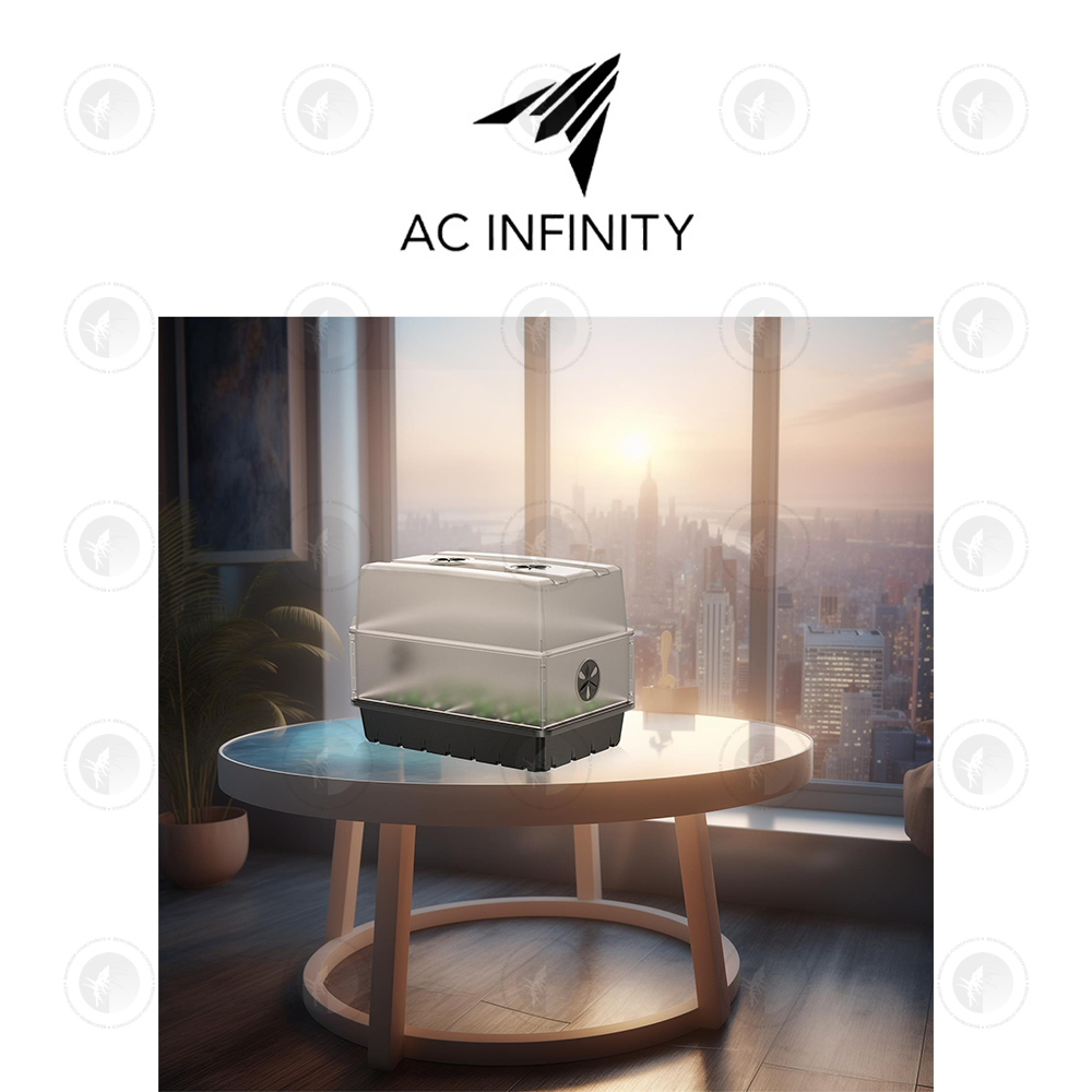AC Infinity- Humidity Dome | Propagation Kit With Height Extension | 5x8 Cell Tray