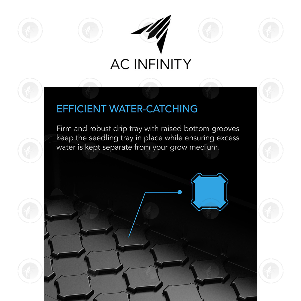 AC Infinity- Humidity Dome XL | Propagation Kit | 6x12 Cell Tray with Height Extension