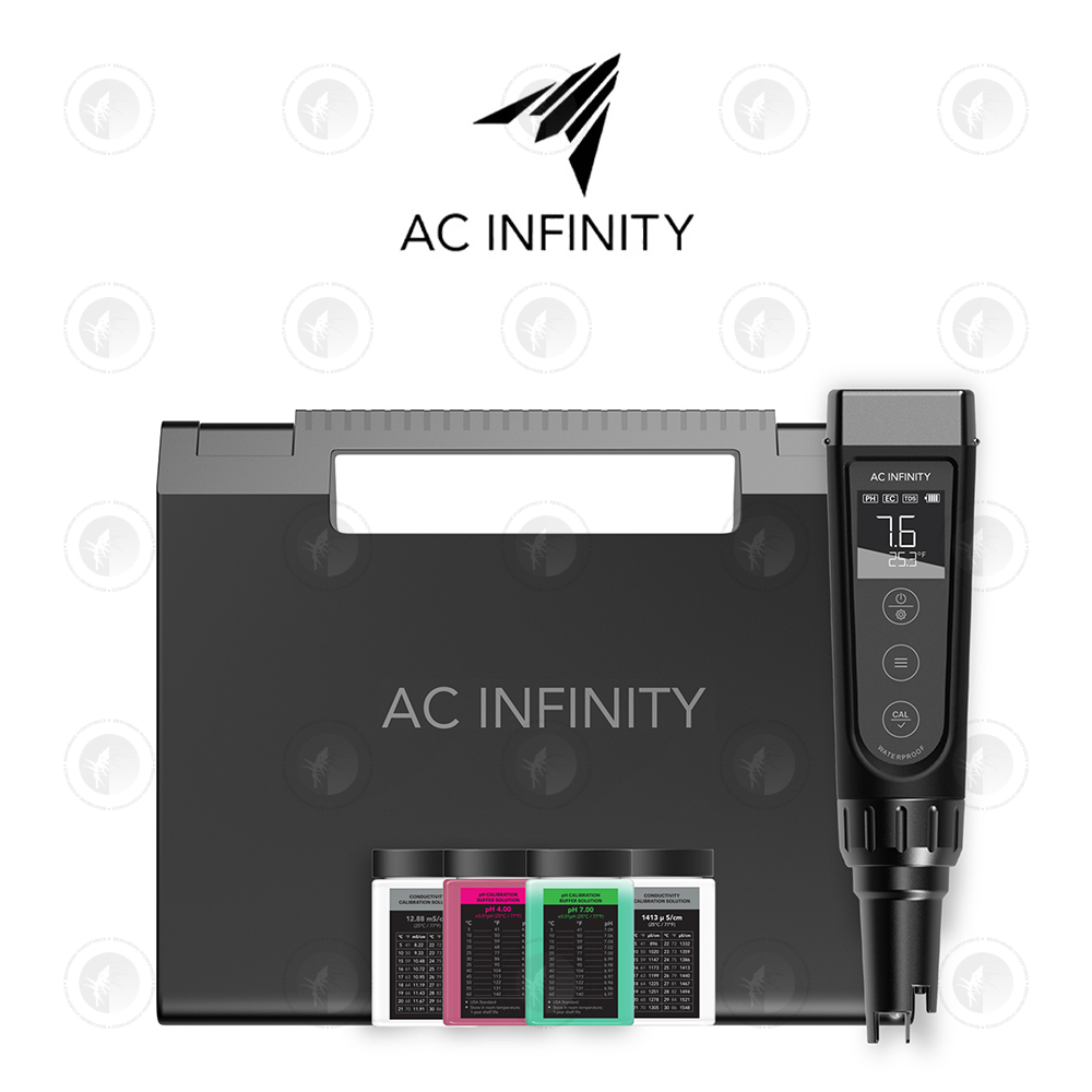 AC Infinity- Hydroponic Meter Pro Kit | ALL-IN-ONE PH PEN | Interchangeable Probe