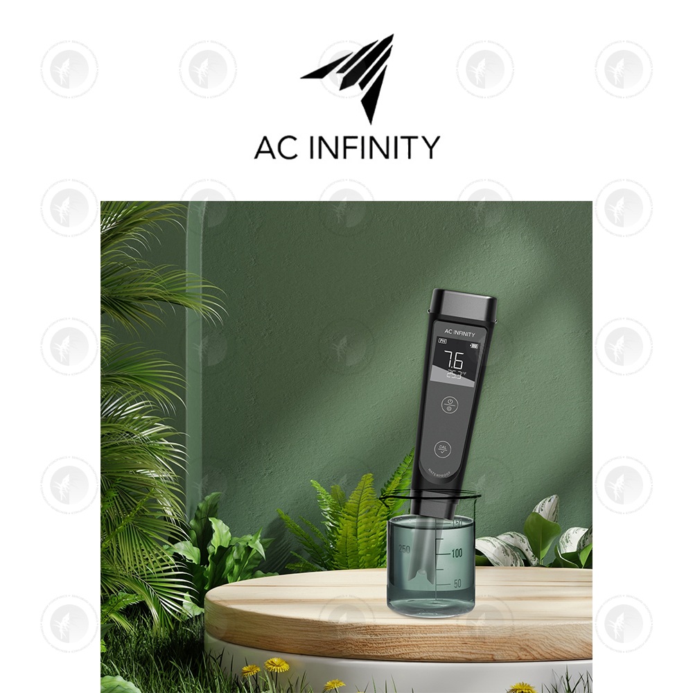 AC Infinity- Hydroponic Meter Pro Kit | ALL-IN-ONE PH PEN | Interchangeable Probe