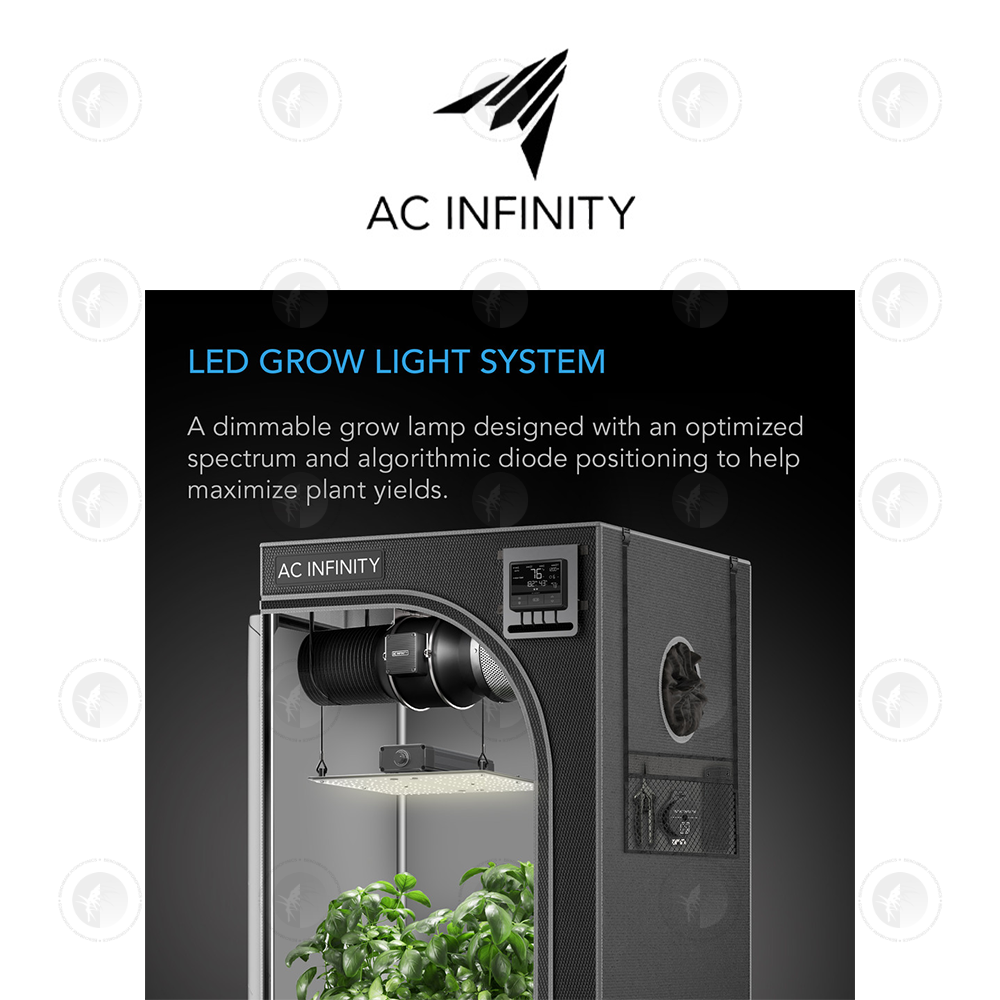 AC Infinity- Ionboard S24 | Full Spectrum LED Grow Light | 220W | 60x122CM Coverage