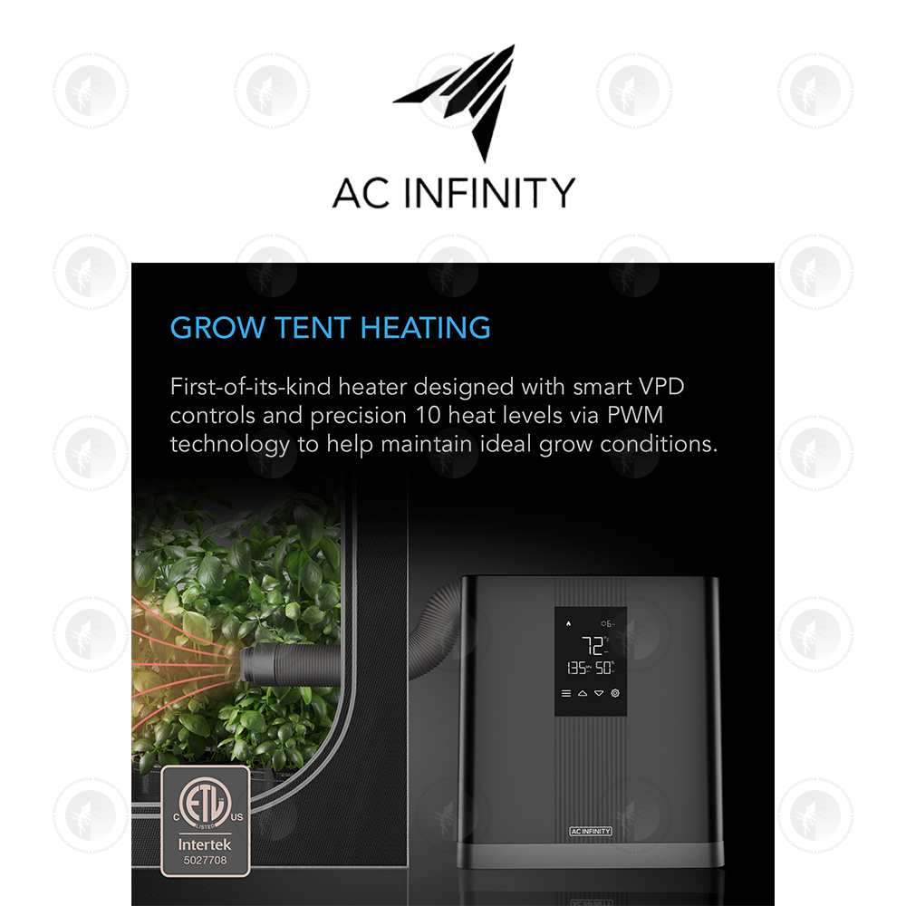 AC Infinity- Thermoforge T3 | Heater & Intake Fan | Smart VPD Controls | First of it’s Kind!