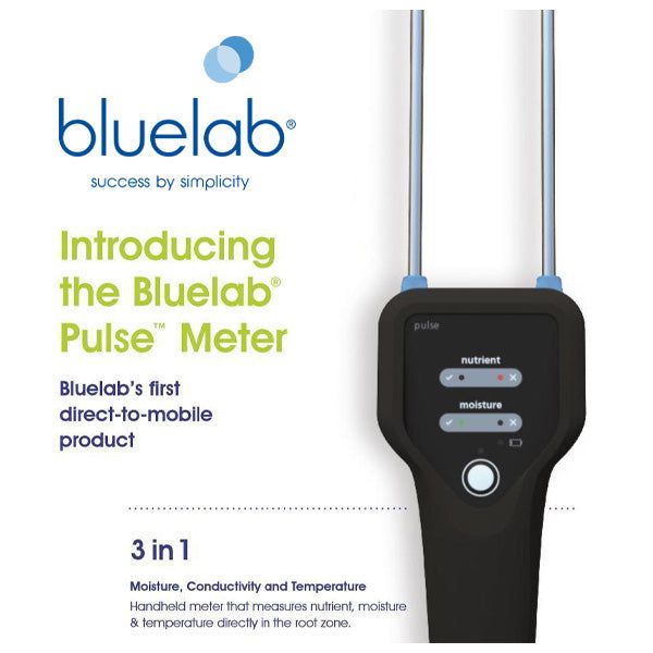 Bluelab - Pulse Meter | 3 in 1 | Moisture / Conductivity / Temperature