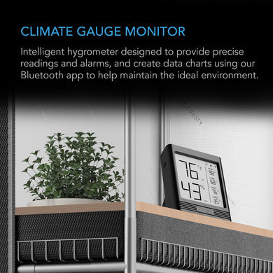AC Infinity- Cloudcom B2 | Smart Thermo-Hygrometer With Data APP | Integrated Sensor Probe