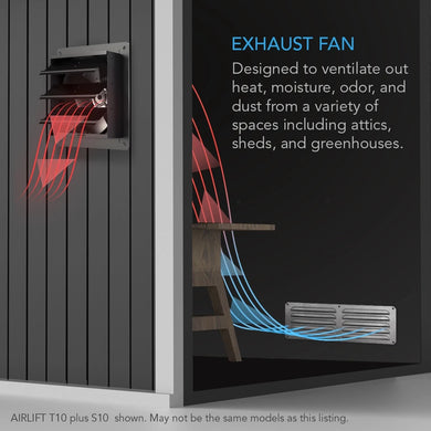 AC Infinity- Airlift T20 | Shutter Exhaust Ventilation Fan 20" | Temperature & Humidity Controller 69 PRO