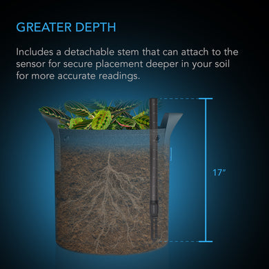 AC Infinity- Soil Sensor Probe | Exclusively for Controller AI+ | Monitors Moisture & Saturation Levels | IP67-Water Resistant