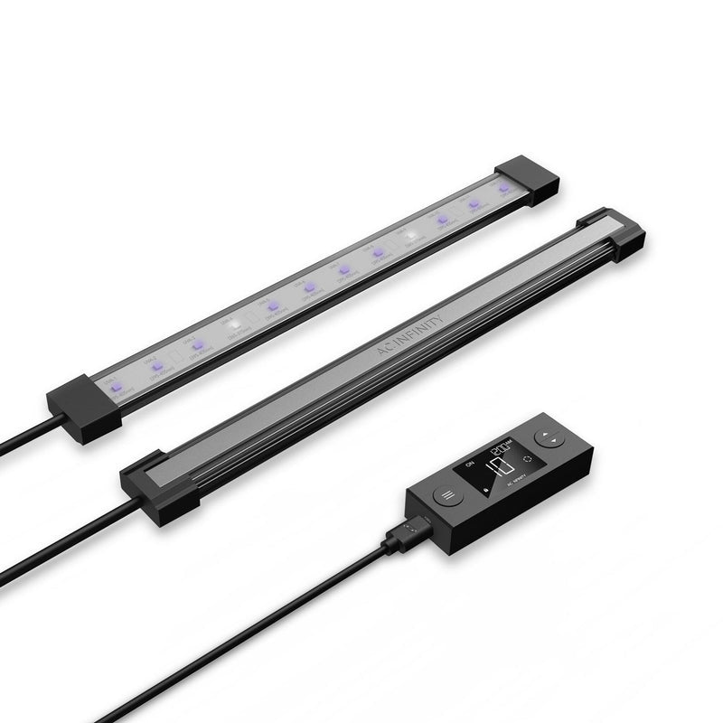 AC Infinity- Ionbeam U2 | Targeted Spectrum UV LED Grow Light Bars | 2-Bar Kit 11 inch / 28 cm