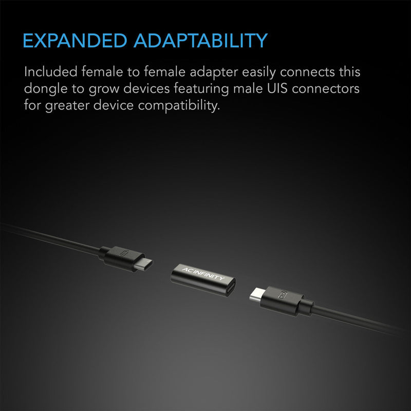 AC Infinity - UIS 2-IN-1 Splitter | Daisy-Chain Adapter Dongle