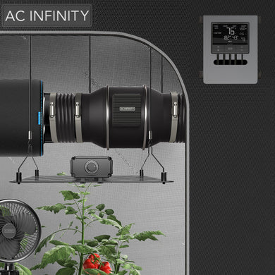 AC Infinity - Cloudline Pro T10 | Quiet EC Inline Fan | With Temperature, Humidity & VPD Controller | Controller 69 Pro| 10” / 250MM