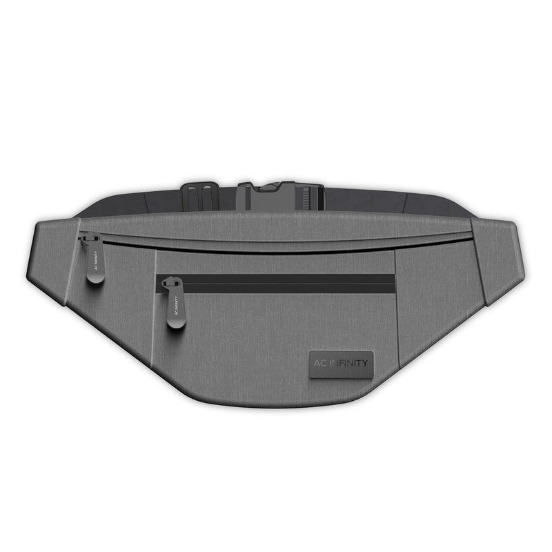 AC Infinity - Smell Proof Belt Bag | Grey | With 900D Nylon Fabric & Carbon Filter Lining