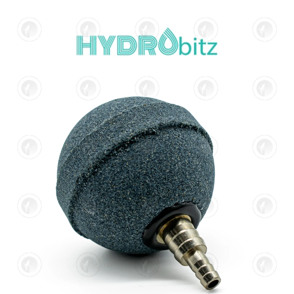 Hydrobitz - Golf Ball Air Stone | 50MM Diameter | Oxygen | Use With Air Pump / Nutrient Tank