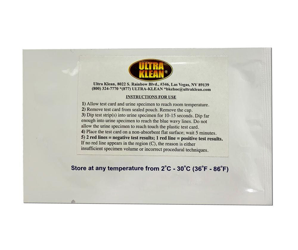 Ultra Klean - THC Test Kit | Single Panel