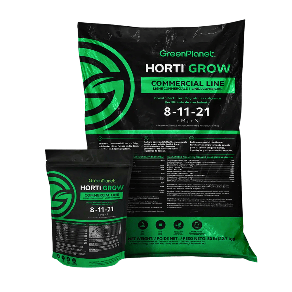 Green Planet - Horti Grow | 2.3KG | (8-11-21) + Mg + S + Micronutrients | Premium Dry Fertilizer for Vegetative Stage
