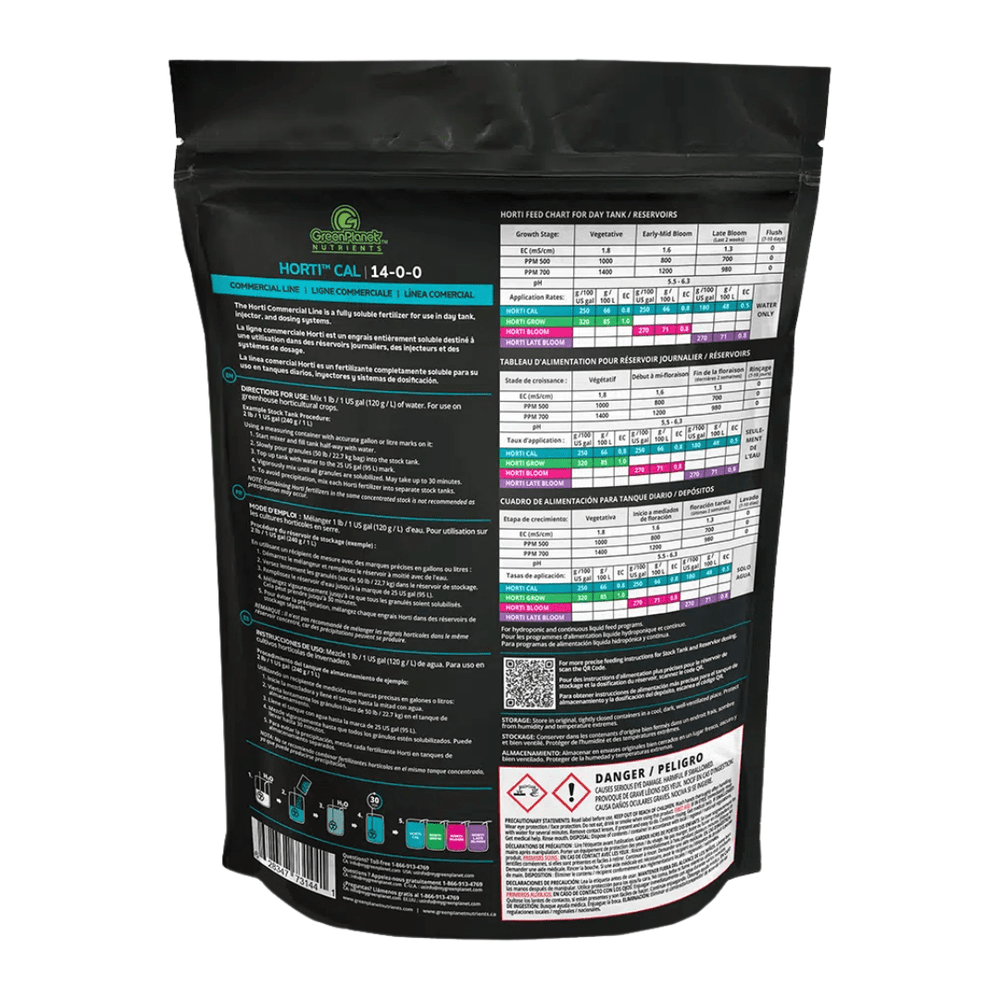 Green Planet - Horti Cal | 2.3KG | 14-0-0 Calcium & Magnesium Dry Fertilizer | High-Nitrogen Supplement