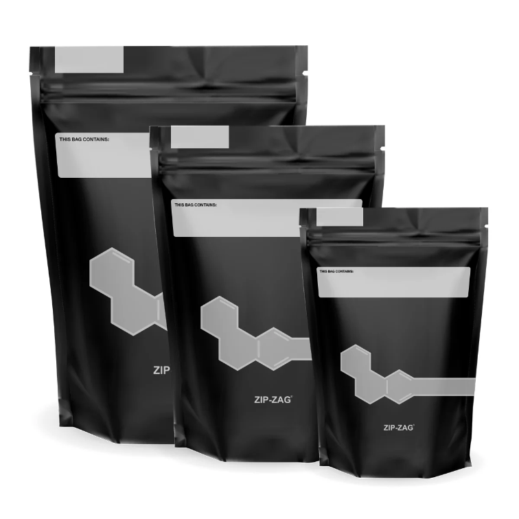 Zip-Zag - Pouch Resealable Gusset Bags | 1/4P 113G / 1/2P 227G / 1P 454G | Oxidation Prevention | Smell Proof