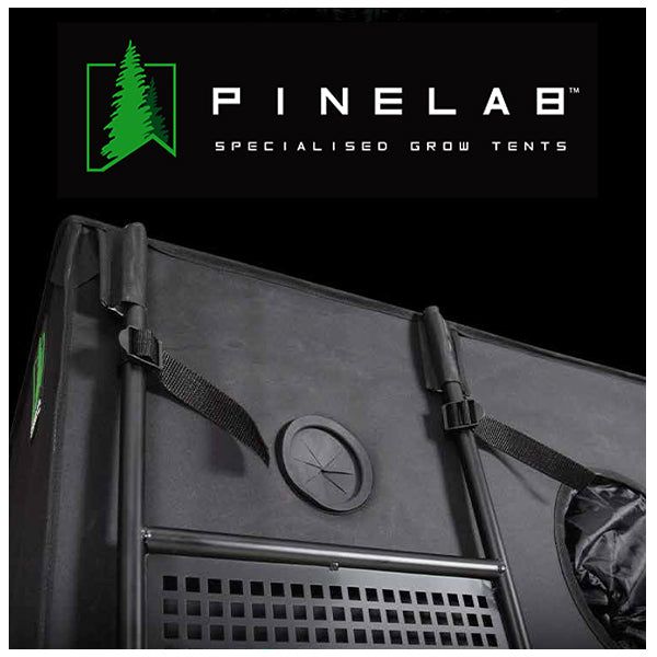 Pinelab - Specialised Grow Tent | 2.75M x 1.5M x 2.13M High (5FT x 9FT) | With CFM Kit & Gear Board