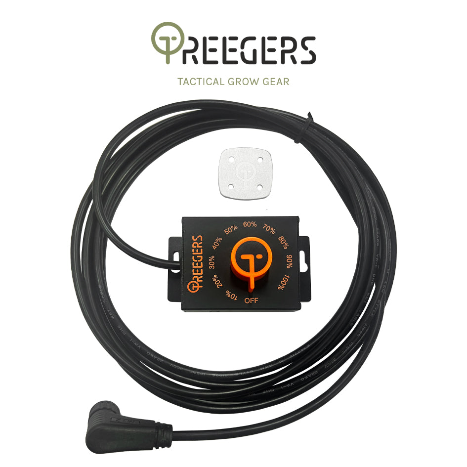 Treegers - Precise T Dimmer With 3M Cable | 0-10V | Control 50 LED Fixtures | Dimmer Cable/Connector IP67